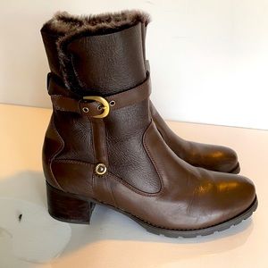 Blondo Fantasia Leather Zip Lined Boot sz 11